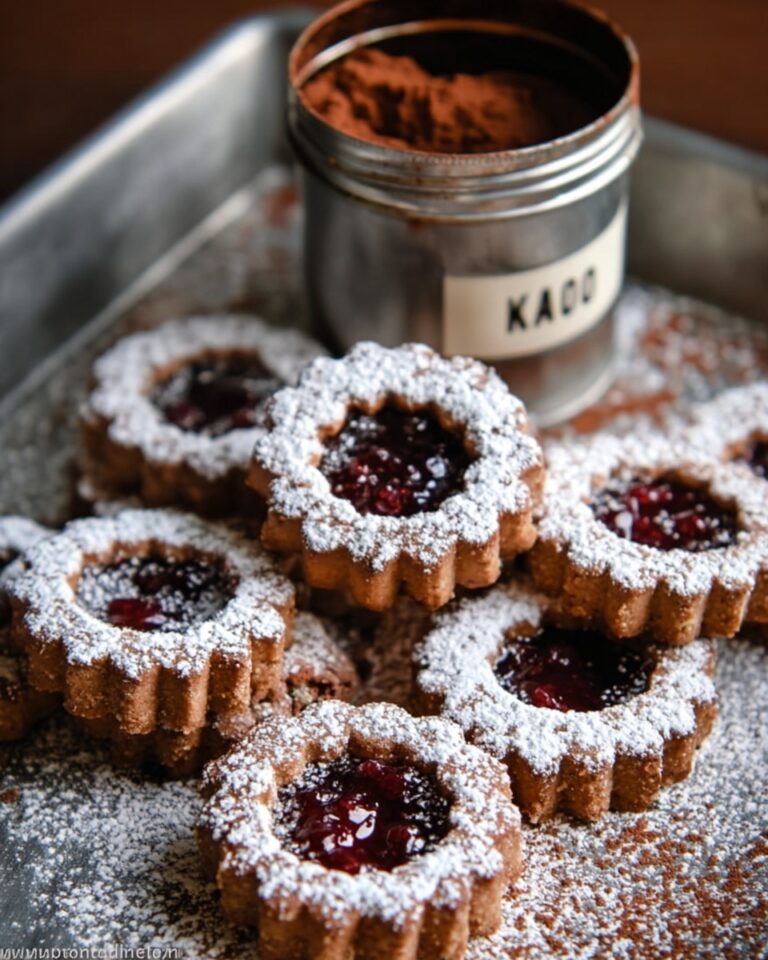 Linzer Plätzchen mit Haselnüssen und Pflaumenmus Recipe