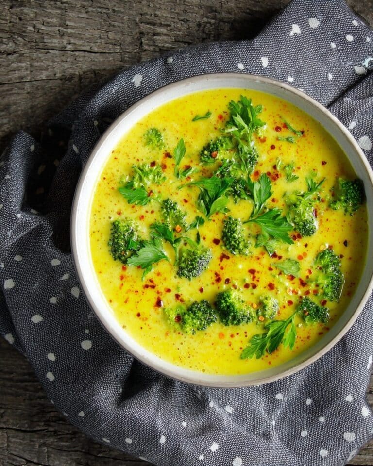Brokkoli-Lauch-Kurkuma-Suppe Recipe