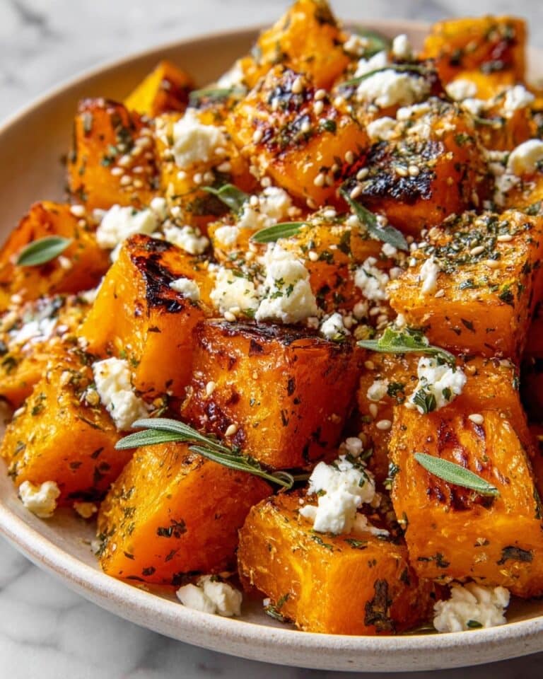 Roast Pumpkin with Feta and Honey Recipe