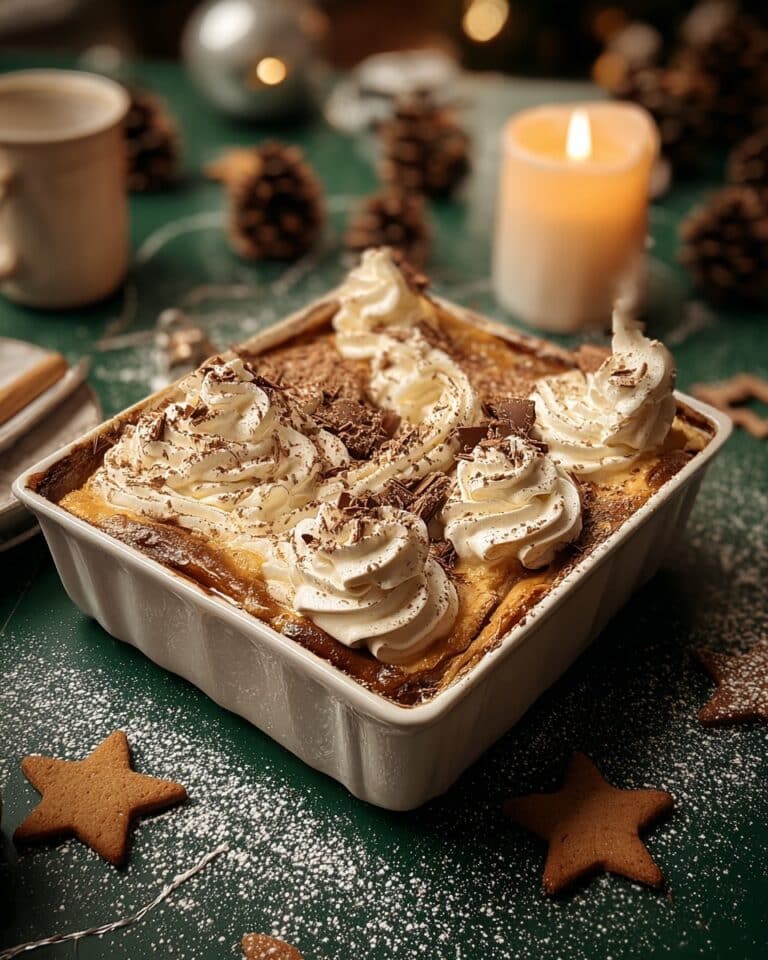 Lebkuchen-Lasagne mit Zimt-Sahne und Schokoladenraspeln Recipe