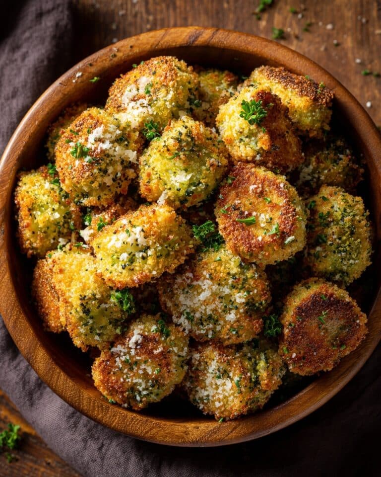 Knusprige Brokkoli-Käse-Bällchen Recipe