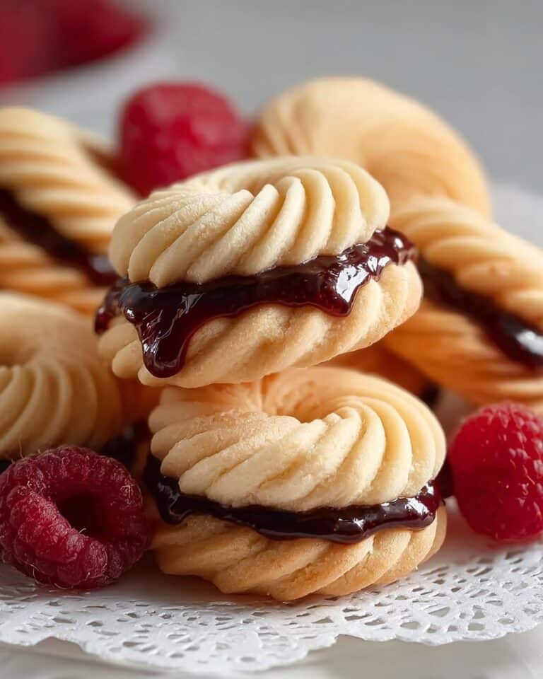 Zartschmelzende Vanille-Kekse mit Fruchtfüllung Recipe