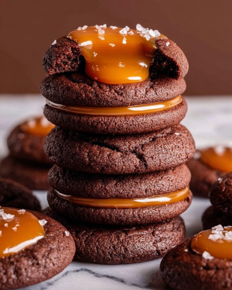 Chocolate Caramel Cookies Recipe
