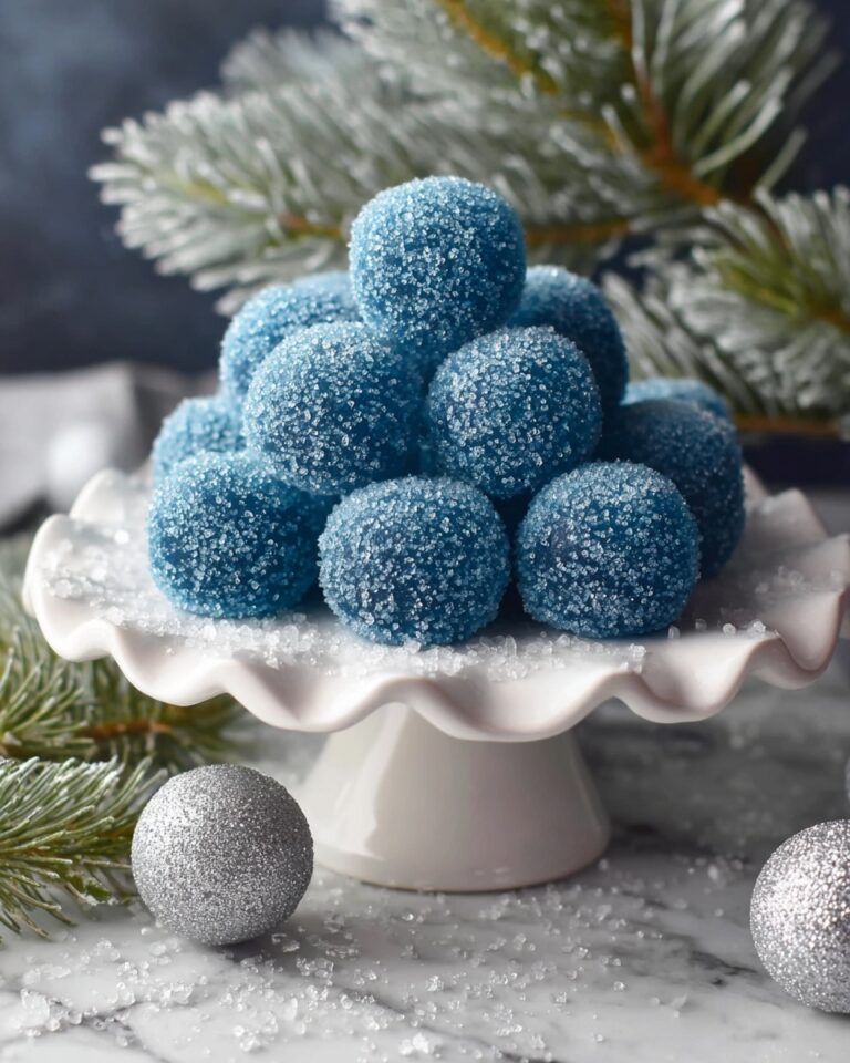 Blue Christmas Truffles Recipe