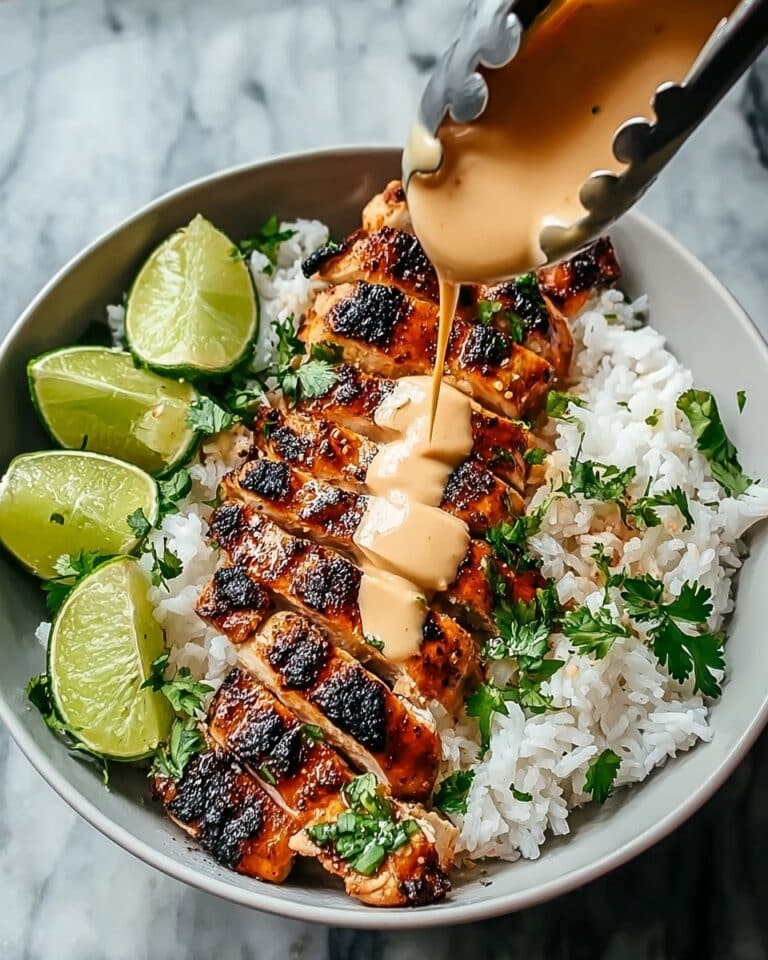 Chicken Quinoa Bowls with Coconut Lime Drizzle Recipe