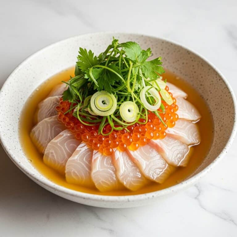 Hamachi Crudo with Yuzu Ponzu Sauce: A Fresh Flavor Adventure Recipe