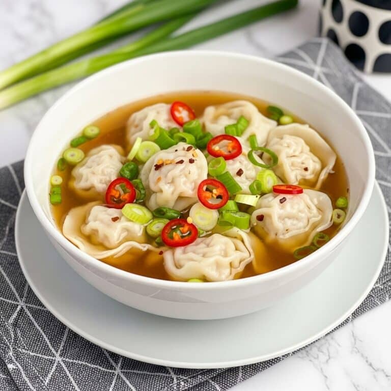 Quick & Easy Wonton Soup Recipe