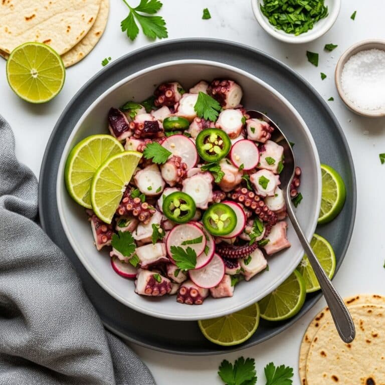 Easy Octopus Ceviche Recipe (Ceviche de Pulpo) Recipe