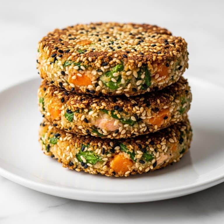 Sesame Crusted Salmon Patties Recipe