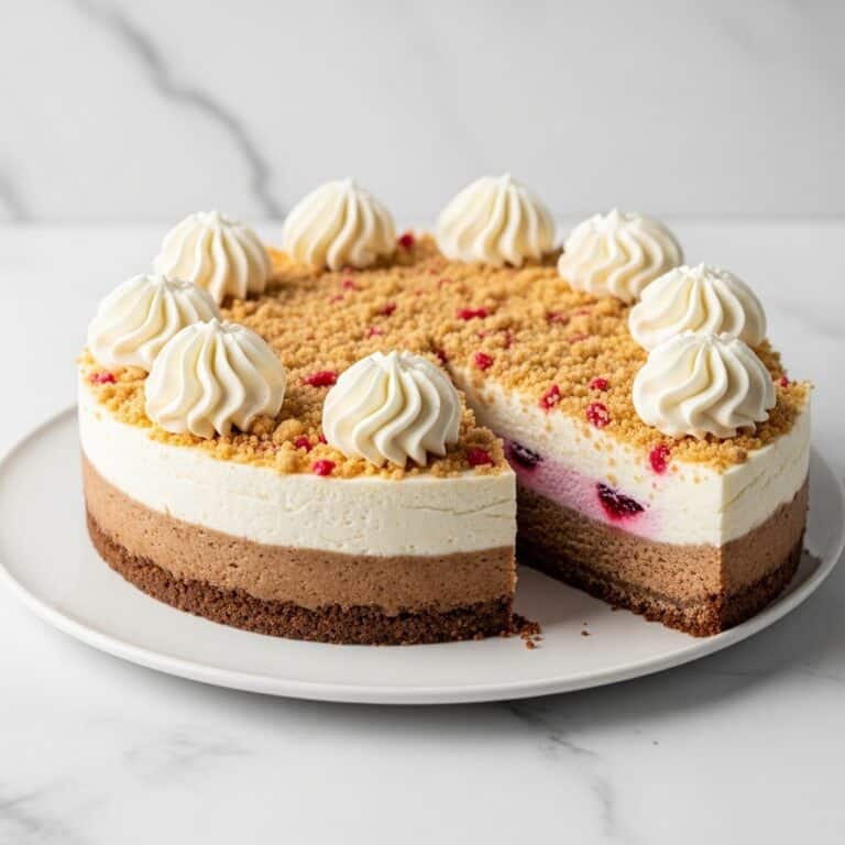 Strawberry Crunch Cheesecake Recipe