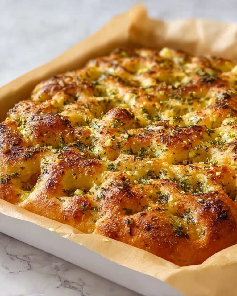Easy Garlic Butter Focaccia Recipe