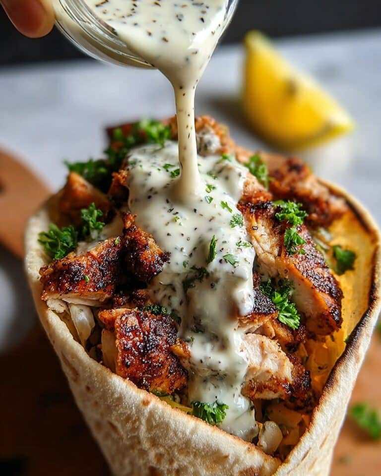 Chicken Shawarma with Garlic Sauce Recipe