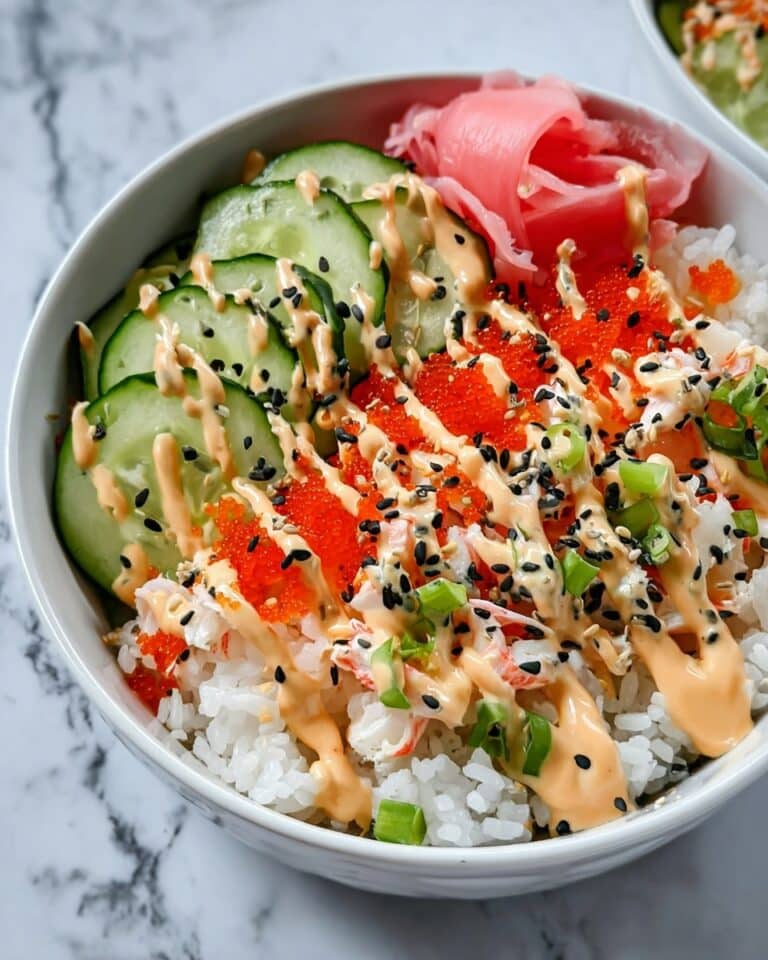 California Roll Sushi Bowls Recipe