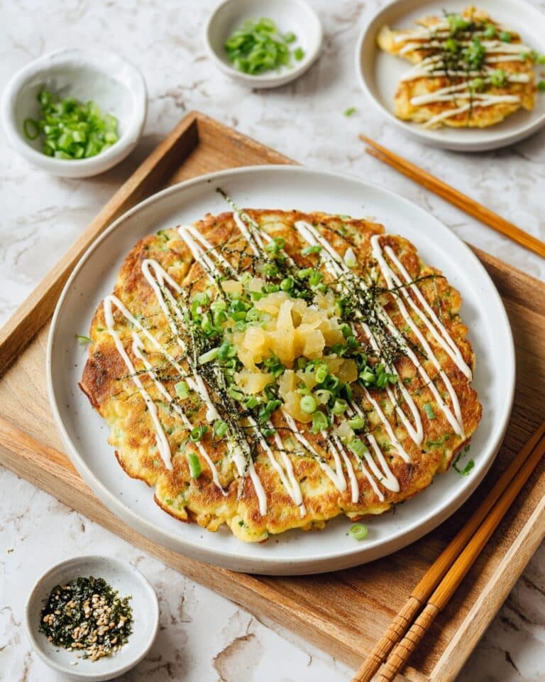 Okonomiyaki (Japanese Cabbage Pancakes) Recipe