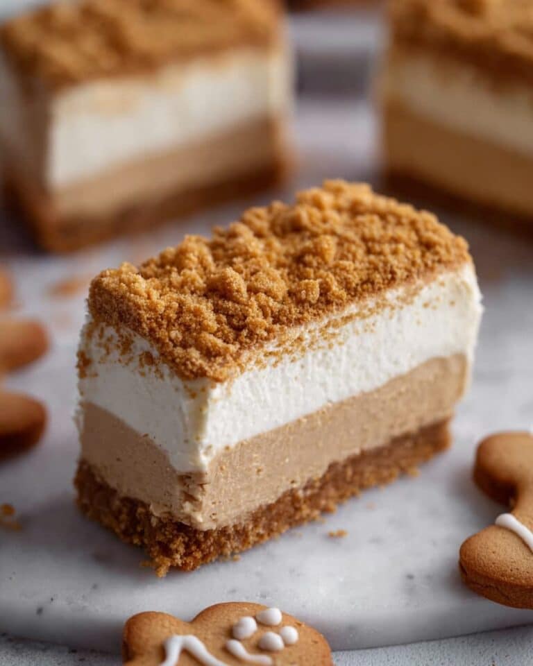 Gingerbread Cheesecake Bars Recipe