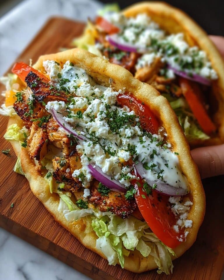 Mediterranean Chicken Gyros Recipe