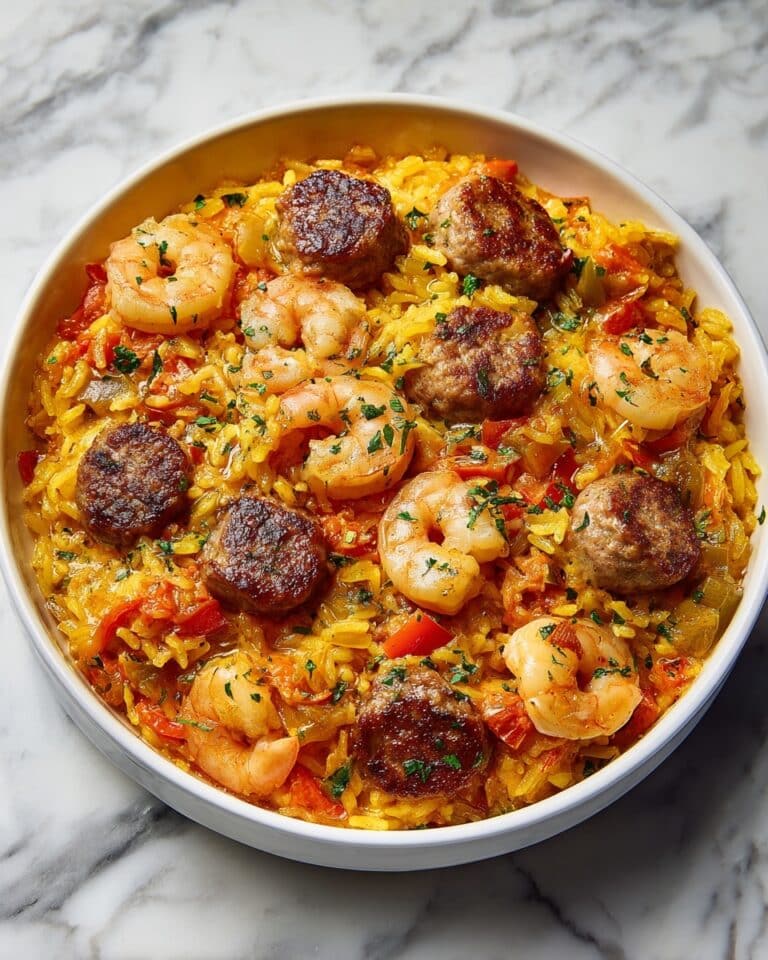 Shrimp Sausage Dirty Rice Recipe