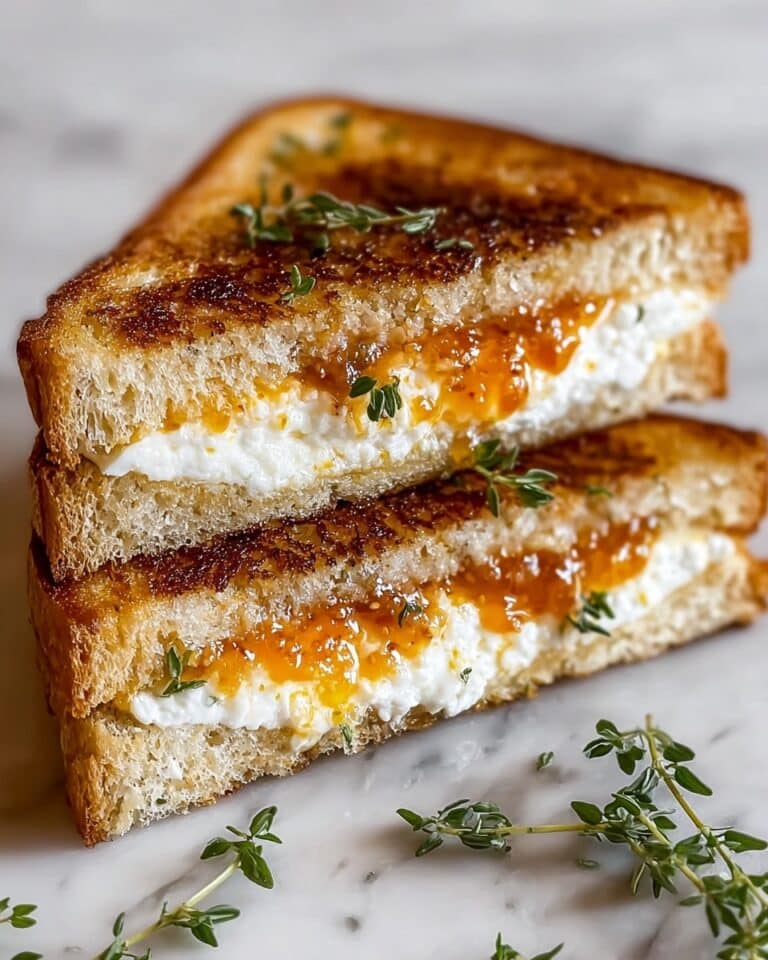 Goat Cheese Grilled Cheese with Honey Bliss Recipe