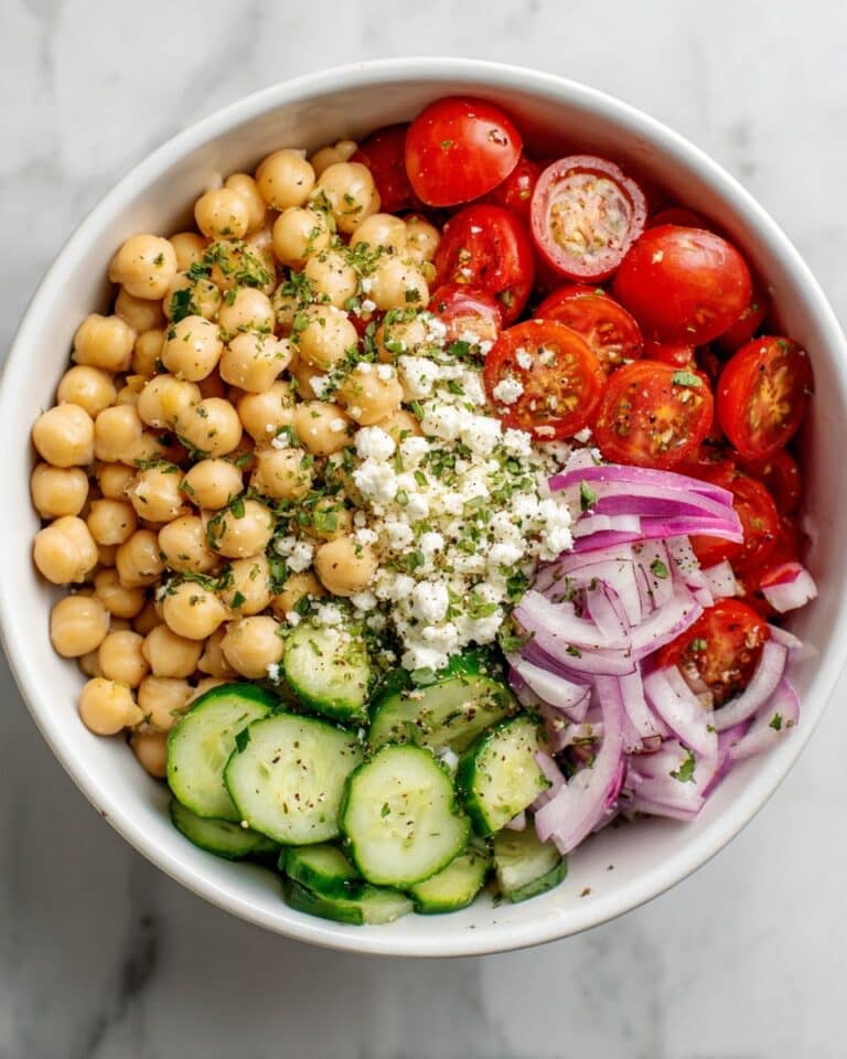 Best Mediterranean Chickpea Feta Salad Recipe