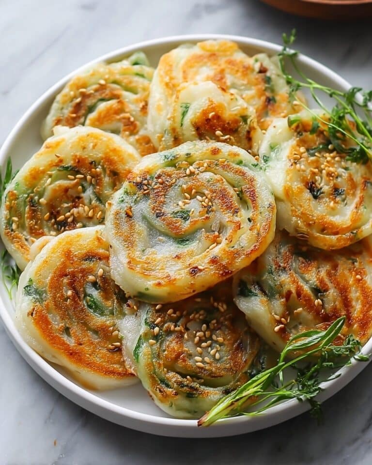 Recipe For Crispy Rice Paper Scallion Pancakes