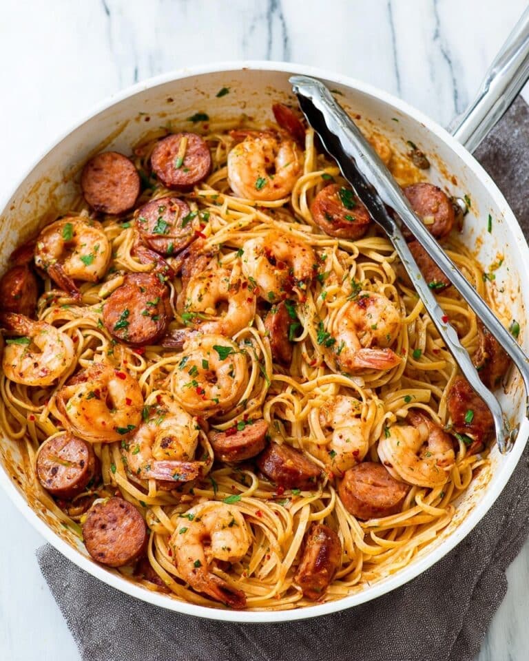 Dairy-Free Creamy Cajun Shrimp Pasta Recipe