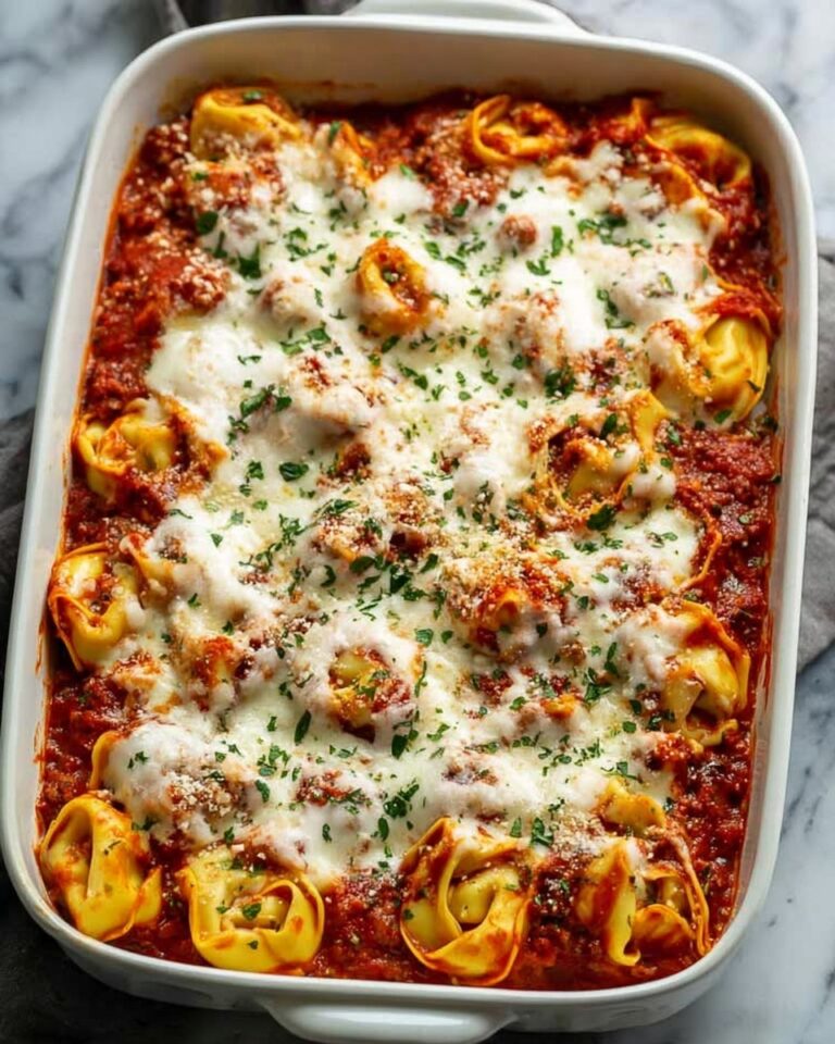 Cheesy 20-Minute Baked Tortellini Recipe