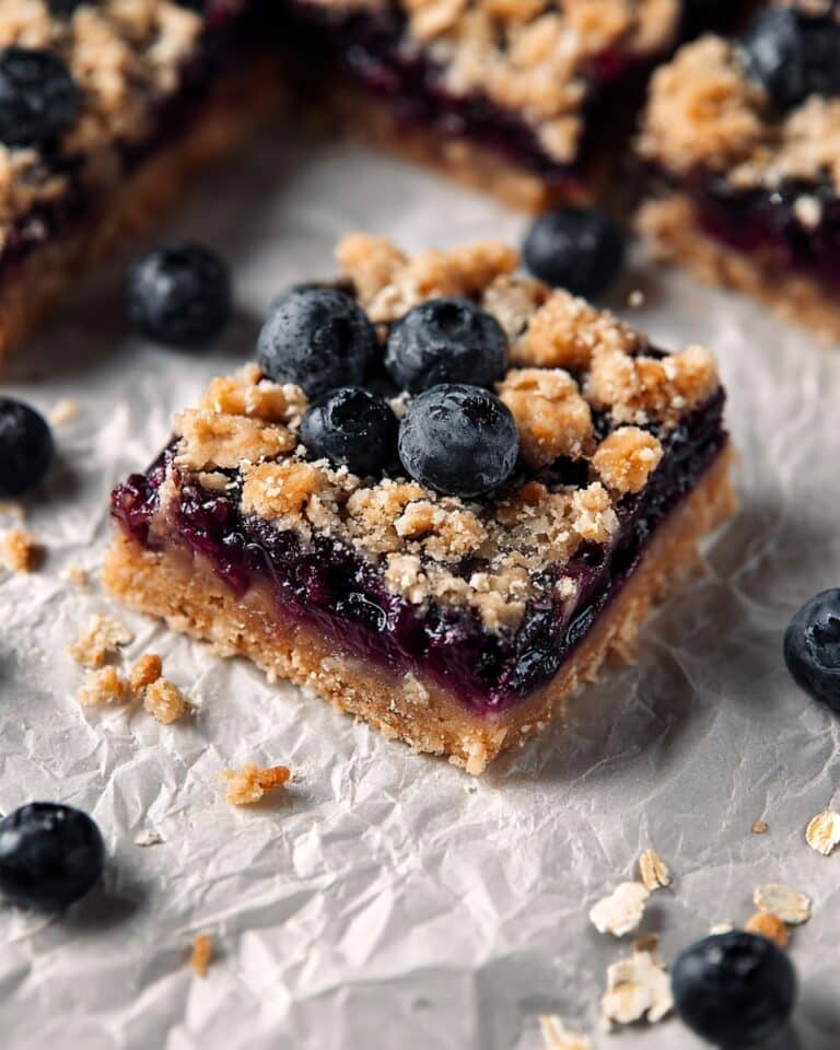 Blueberry Oatmeal Bars Recipe