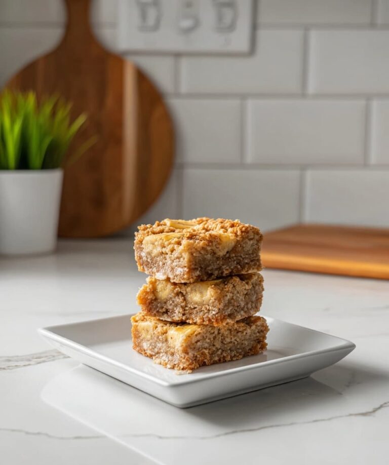 Cozy Morning Banana Oatmeal Bars Recipe