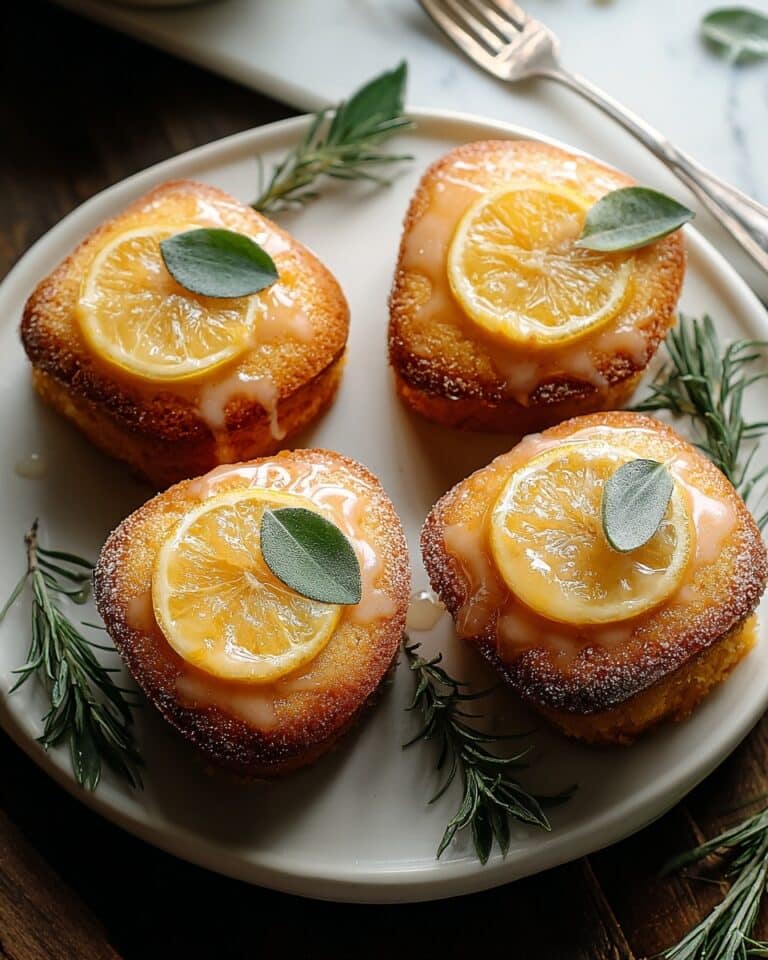 Orange Ginger Honey Cakes Recipe