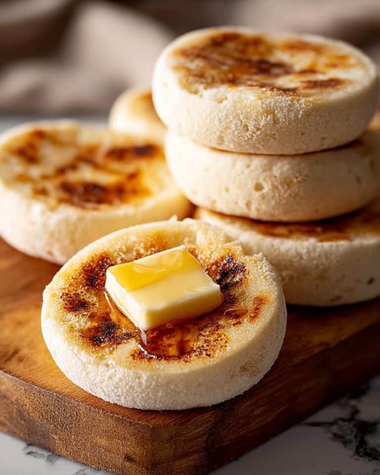 Easy Homemade English Muffins with Perfect Crannies Recipe