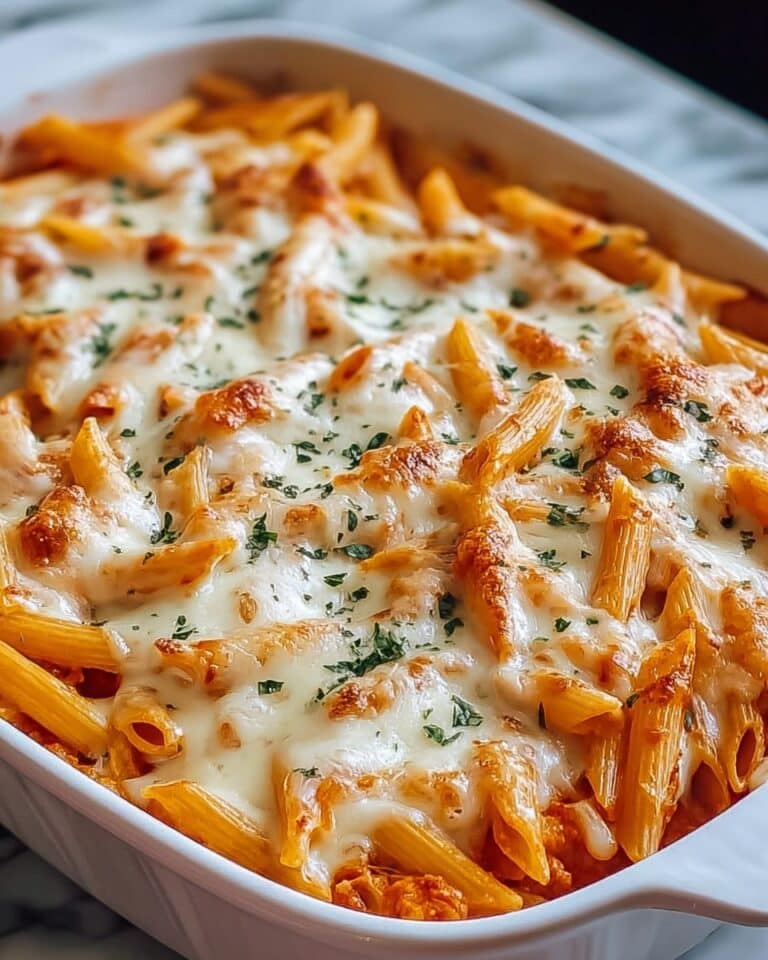 Buffalo Chicken Pasta Bake Recipe