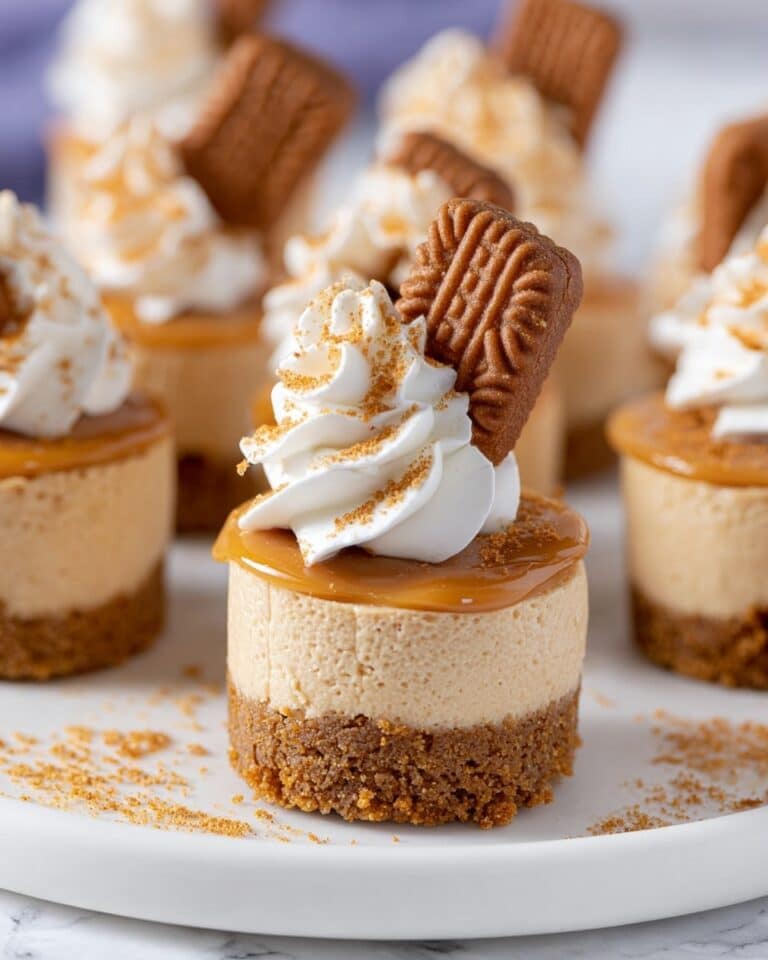 Mini Biscoff Cheesecakes Recipe