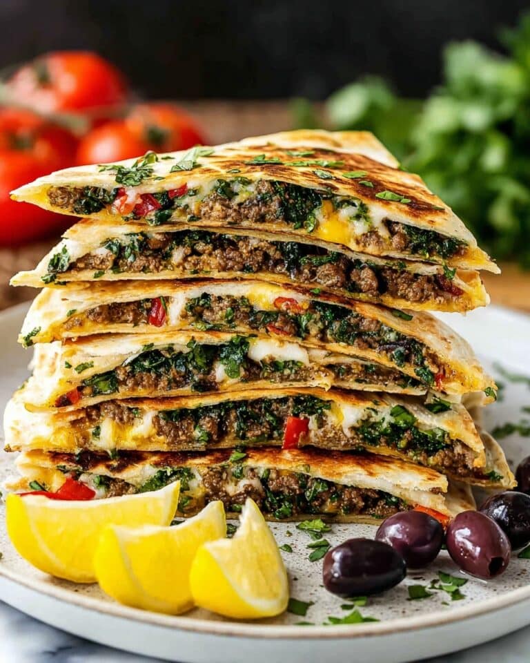 Turkish Gozleme with Minced Lamb Recipe