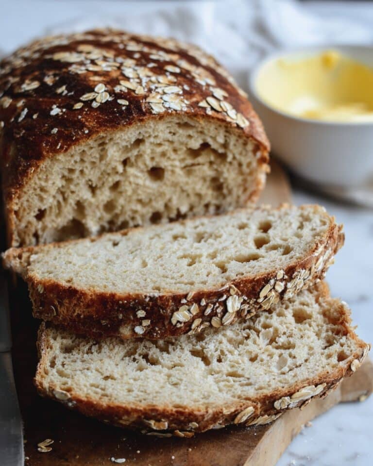 Honey Oat Sourdough Bread Recipe