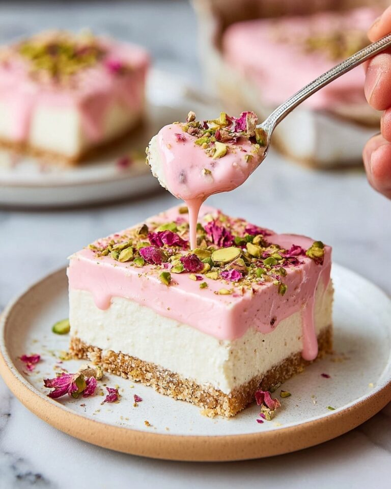 Pistachio Rose Milk Cake Recipe