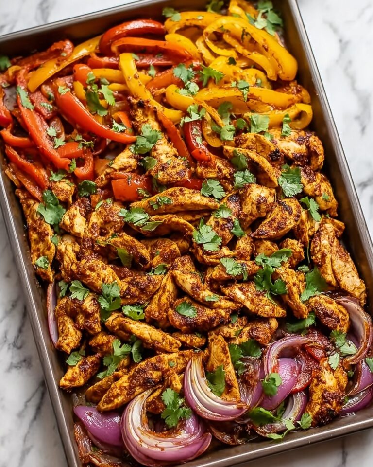 Easy Sheet Pan Chicken Fajitas (Ready in 30 Minutes!) Recipe