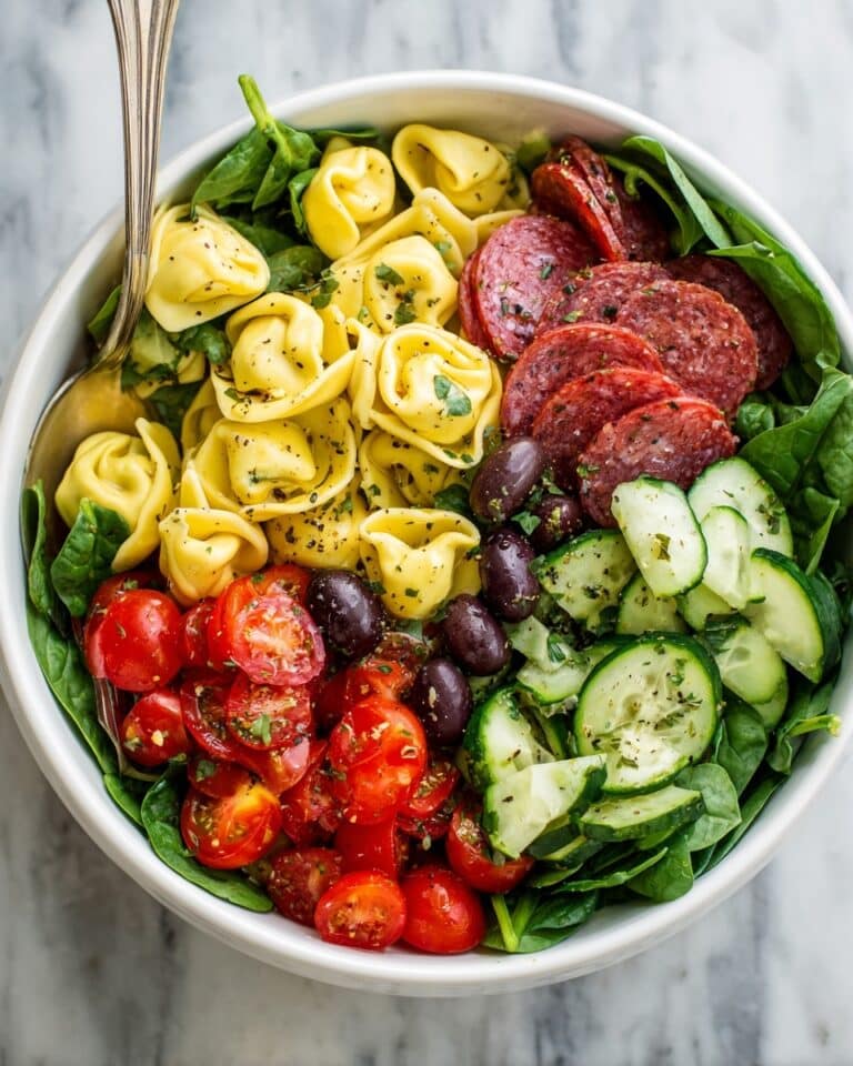 Tortellini Pasta Salad with Cherry Tomatoes, Fresh Mozzarella, and Basil Recipe