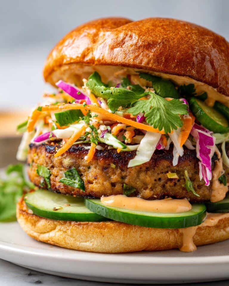 Thai Peanut Turkey Burgers Recipe