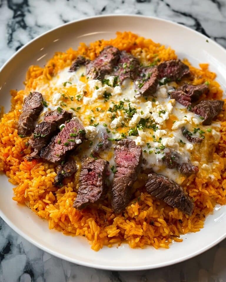 Steak Queso Rice Bowl Recipe