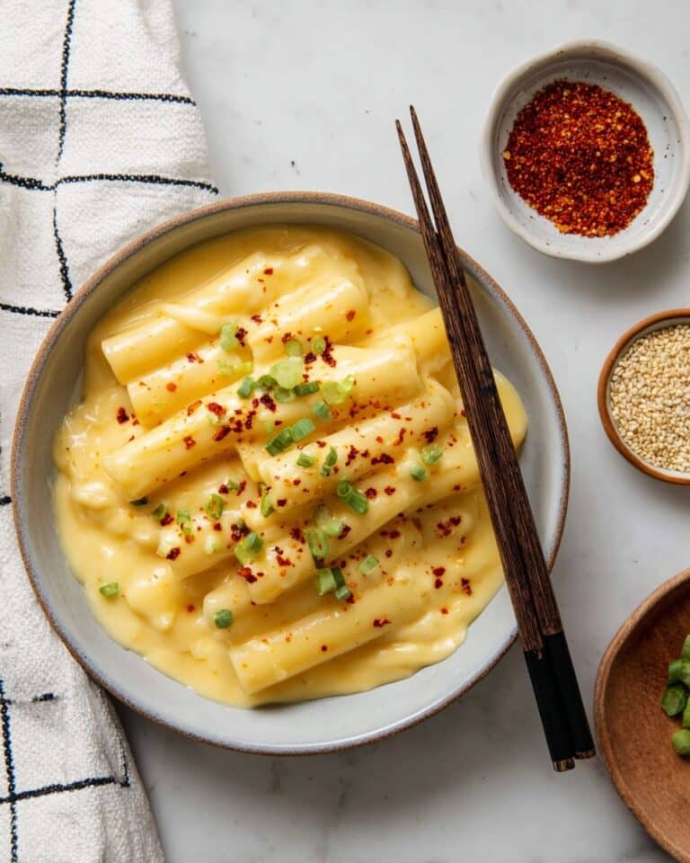 Vegan Cheese Tteokbokki Recipe